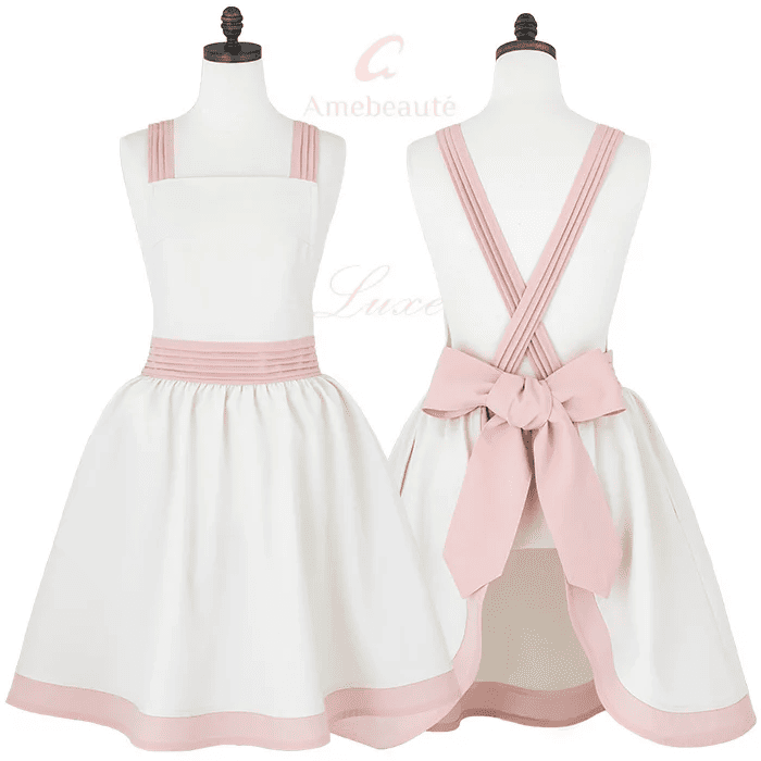 アームボーテのエプロン・かわいいピンク