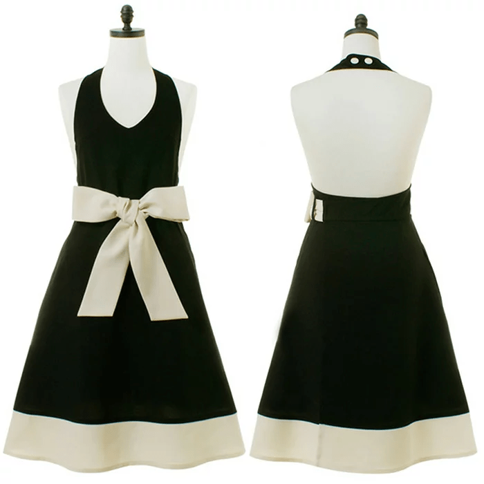 アームボーテのエプロン・エレガントな黒