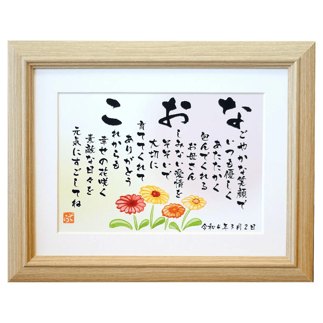 感動の誕生日プレゼント・名前の詩